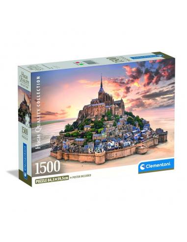 Puzzle The Mont Saint-Michel Rising High Quality 1500pzs