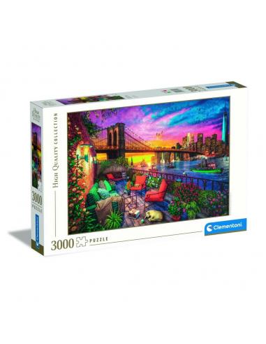 Puzzle Manhattan Balcony Sunset High Quality 3000pzs
