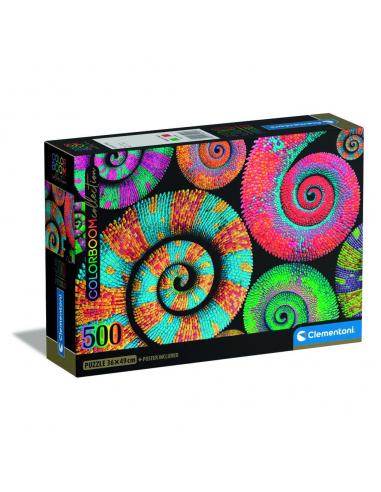 Puzzle Curly Tails Color Boom 500pzs