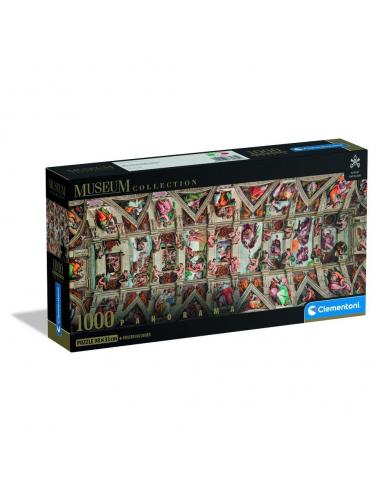 Puzzle Panorama The Sistine Chapel Ceiling Michelangelo Museum 1000pzs