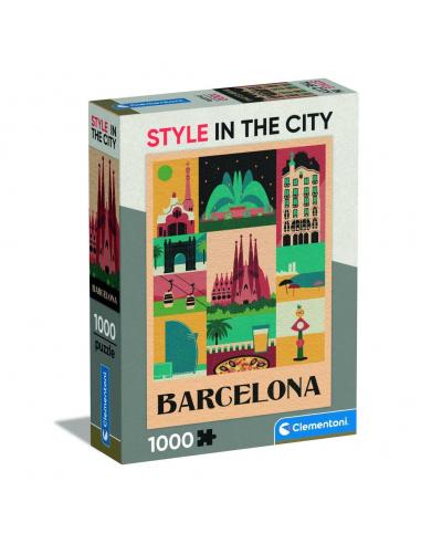 Puzzle Barcelona Style in the City 1000pzs