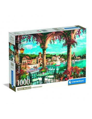 Puzzle Balcony view of Lake Como High Quality 1000pzs