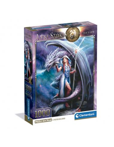 Puzzle Dragon Mage Anne Stokes 1000pzs