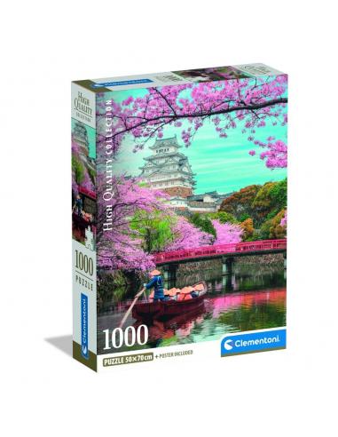 Puzzle Himeji Castle in Spring High Quality 1000pzs