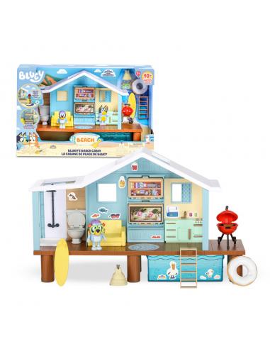 Cabaña en la Playa + figura Bluey