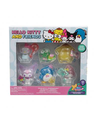 Blister 6 figuras Hello Kitty 5cm