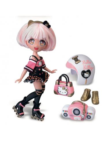 Muñeca Manga Golden Diva Roller Hello Kitty