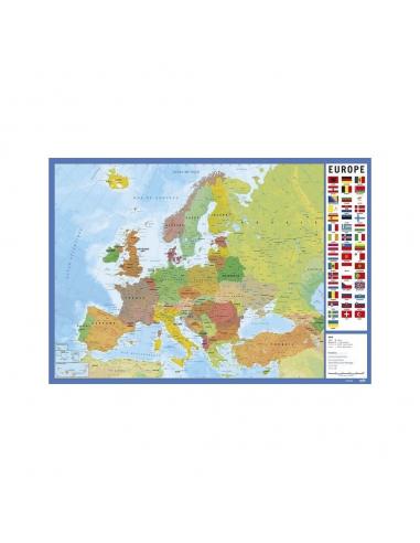 Vade tapete escritorio Mapa Europa Frances