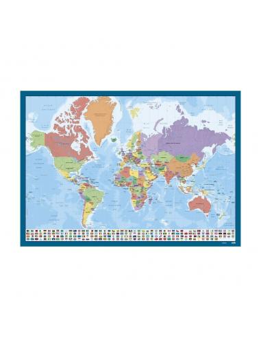 Vade tapete escritorio Mapa Mundo Frances