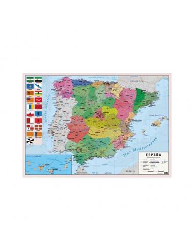 Vade tapete escritorio Mapa España español