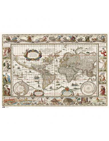 Vade tapete escritorio Mapa del Mundo Antiguo