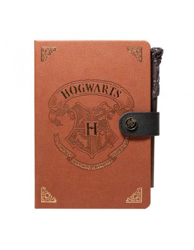 Cuaderno A5 premium + boligrafo varita Hogwarts Harry Potter