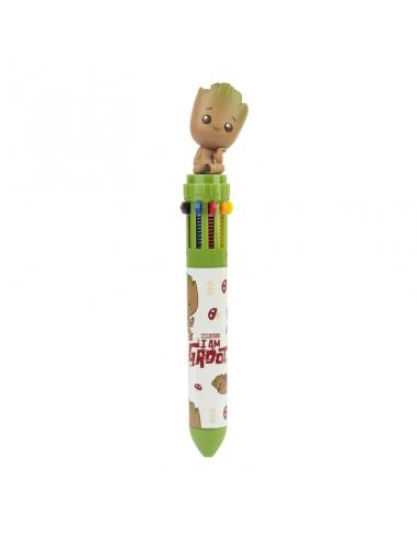 Boligrafo 3D 10 colores I Am Groot Marvel