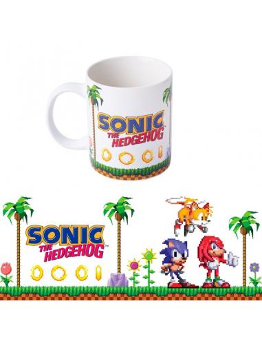 Taza Retro Pixel Sonic The Hedgehog 350ml