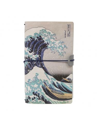 Cuaderno de viaje La Gran Ola de Kanagawa Hokusai