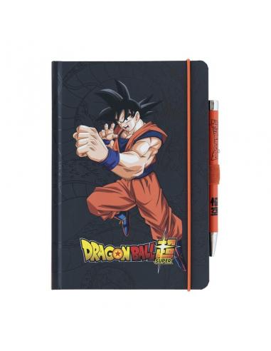 Cuaderno A5 premium + boligrafo proyector Dragon Ball Super
