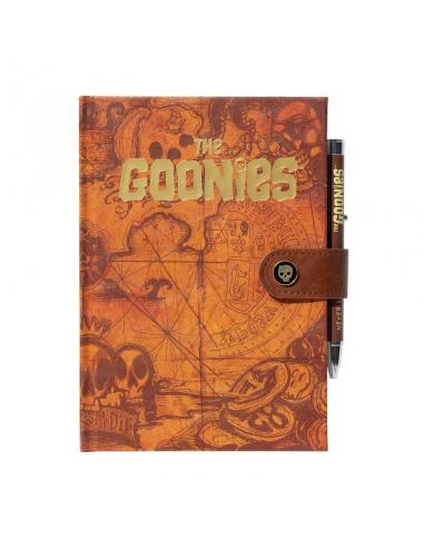 Cuaderno A5 premium + boligrafo proyector Los Goonies
