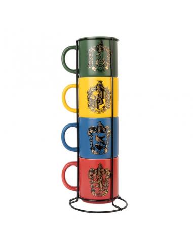 Set 4 tazas Harry Potter 300ml