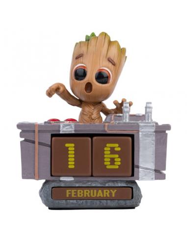 Calendario Perpetuo 3D Groot Death Button Guardianes de la Galaxia Marvel