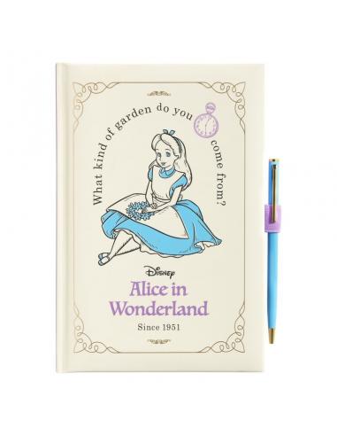 Cuaderno A5 premium + boligrafo Alicia en el Pais de las Maravillas Disney