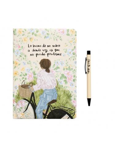 Set Cuaderno A5 + Boligrafo Ana Marin