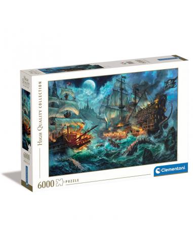 Puzzle Batalla de los Piratas 6000pzs