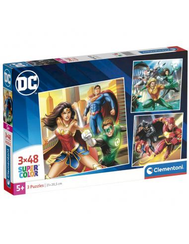 Puzzle La Liga de la Justicia DC Comics 3x48pzs