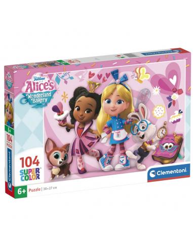 Puzzle Alice Wonderland Bakery Disney 104pzs