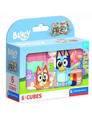 Puzzle cubo Bluey 6pzs