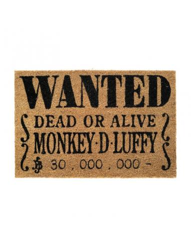 Felpudo Wanted Monkey D Luffy One Piece