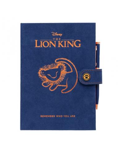Cuaderno A5 premium + boligrafo El Rey Leon Disney