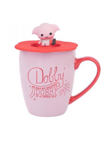 Taza premium tapa Dobby Harry Potter 350ml