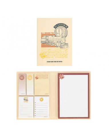 Cuaderno notas adhesivas Plataforma 9 3/4 Harry Potter