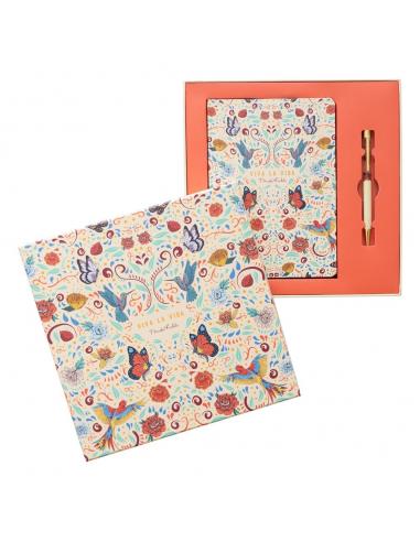 Set Cuaderno A5 + Boligrafo Frida Kahlo