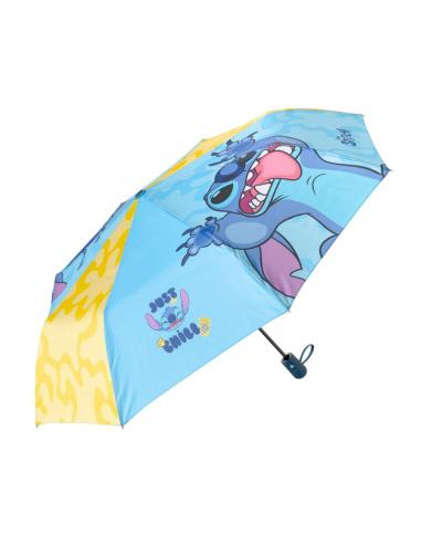 Paraguas plegable automatico Stitch Disney