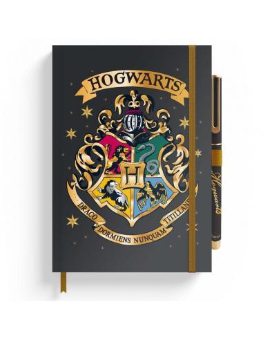 Cuaderno A5 premium + boligrafo Hogwarts Harry Potter
