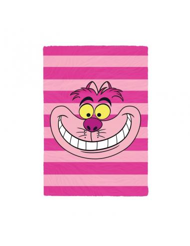 Cuaderno A5 premium felpa Cheshire Alicia en el Pais de las Maravillas Disney