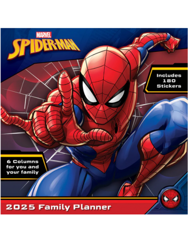 Calendario planificador familiar Spiderman Marvel
