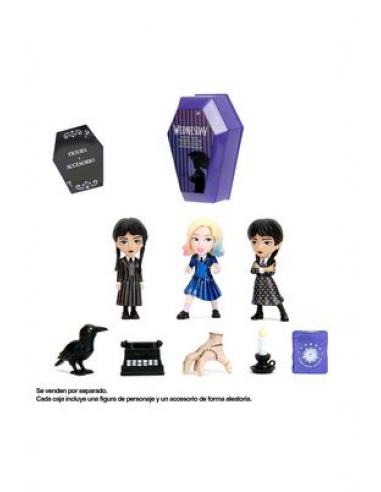 WEDNESDAY EXPOSITOR 8 FIGURAS 7 CM WEDNESDAY METALFIGS