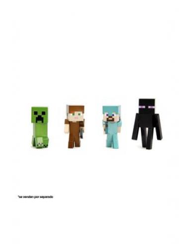 MINECRAFT EXPOSITOR 12 FIGURAS 7 CM MINECRAFT METALFIGS