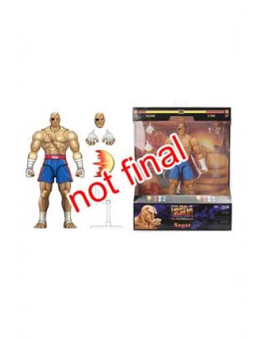 SAGAT FIGURA 19 CM STREET FIGHTER II