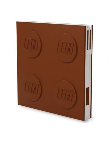 LEGO Cuaderno con bolígrafo Marrón