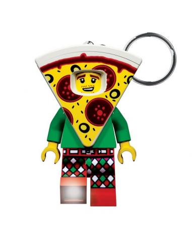 LEGO Llavero con Iluminación Pizza 8 cm