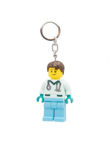 LEGO Minifigures Llavero con Iluminación Doctor 8 cm