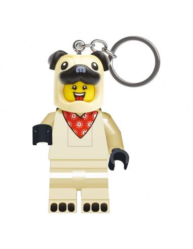 LEGO Minifigures Llavero con Iluminación Pug 8 cm