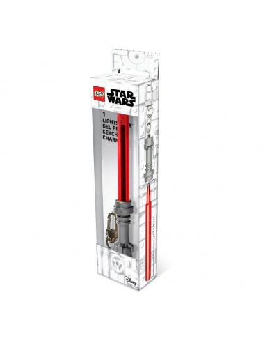 LEGO Star Wars Bolígrafo de gel con Llavero Rojo