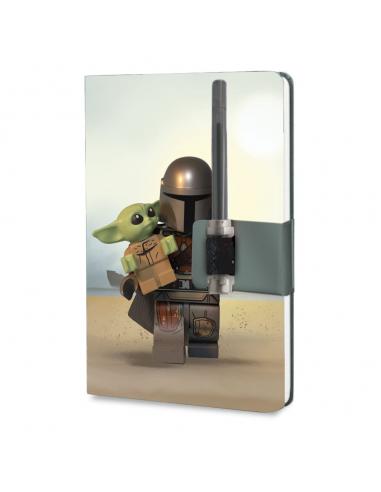 LEGO Star Wars The Mandalorian Cuaderno con bolígrafo Mandalorian