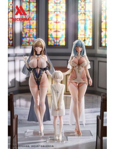 Original Character Pack de 2 Statues PVC 1/6 Lily Nun & Emily Nurse Illustration by Chowbie 26 cm