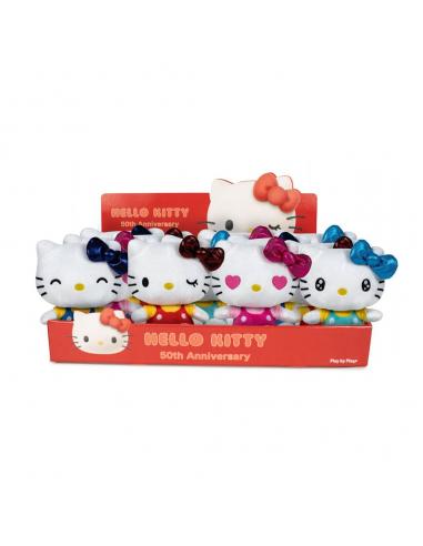 Hello Kitty Peluches 16 cm 50th Anniversary Expositor (12)