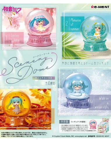 Hatsune Miku Globos de nieve Scenery Domes Expositor (4)